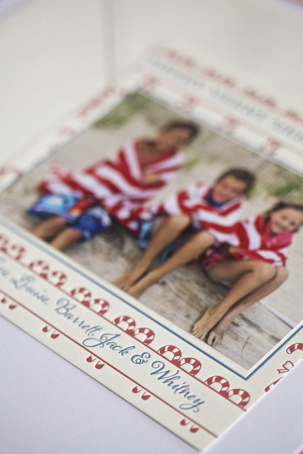 Candy Canes Holiday Card