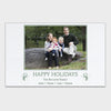 Hunter Green Snowmen Holiday Card