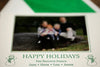 Hunter Green Snowmen Holiday Card