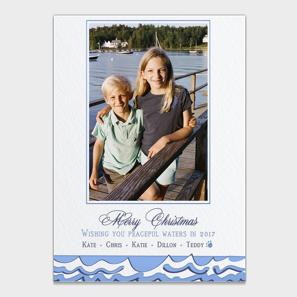 Peaceful Waters Holiday Card