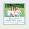 Greek Key Christmas Card