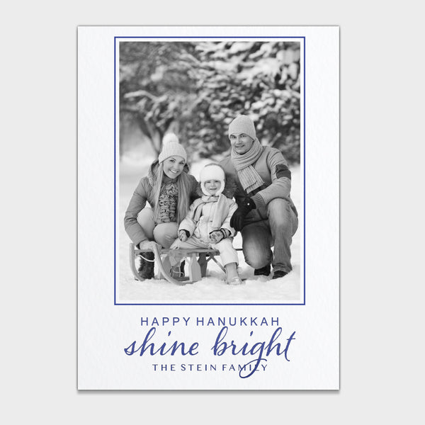 Shine Bright Hanukkah Card