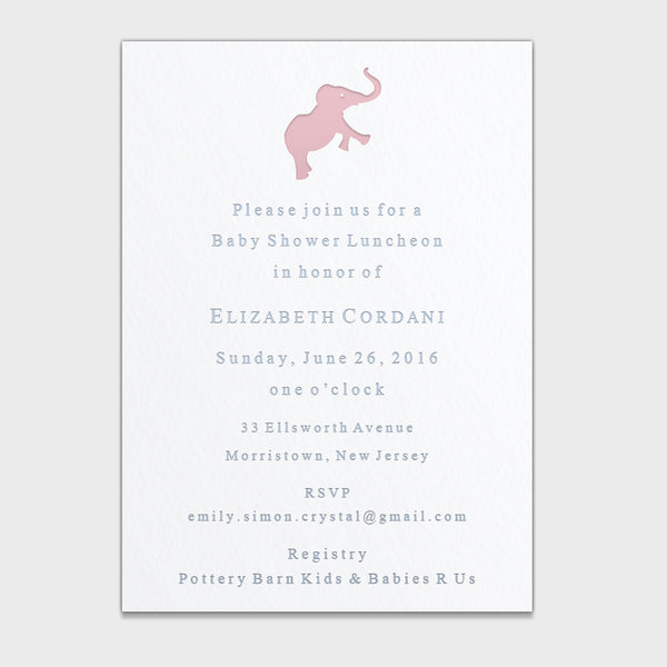 Elephant Baby Shower Luncheon