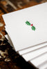 Holly Folded Note Cards