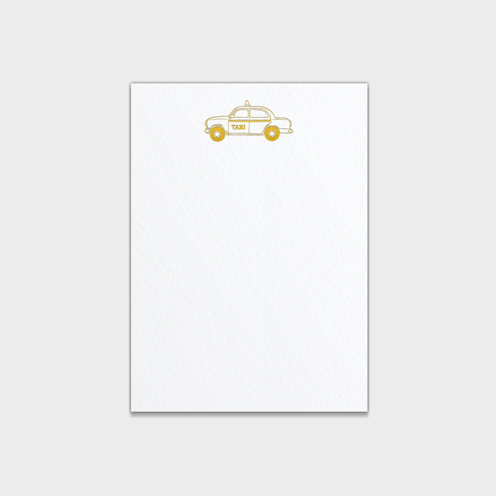 Taxi Note Cards