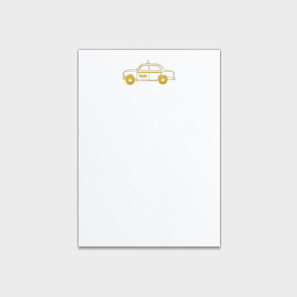 Taxi Note Cards