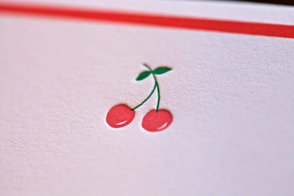 Cherries Note Cards