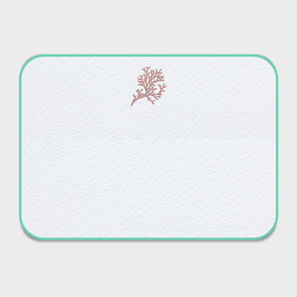 Coral Note Cards