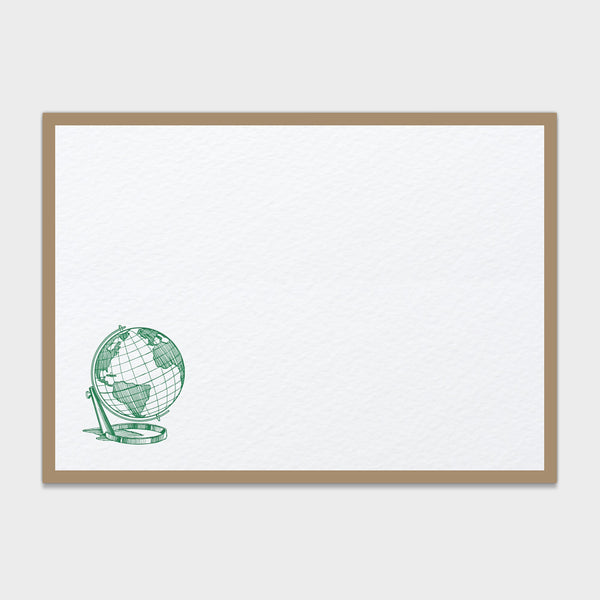 Globe Trotter Note Cards