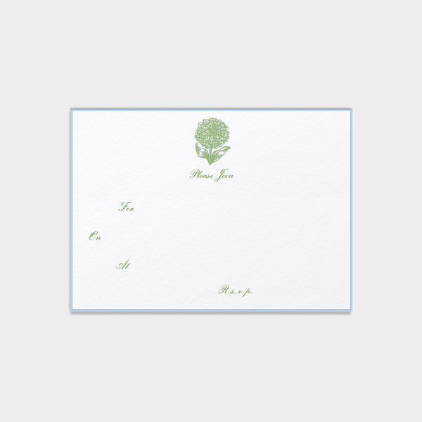 Spring Zinnia Fill In Invitations