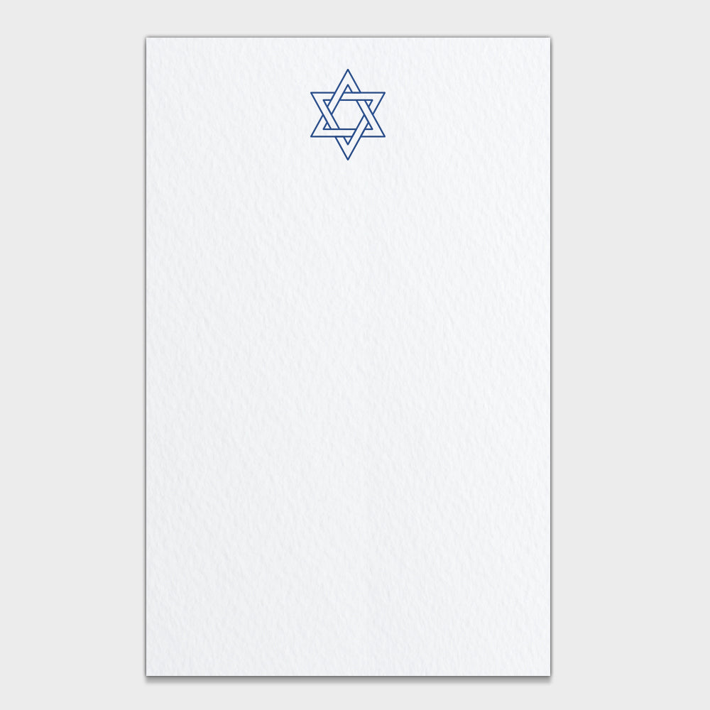 Star of David Note Cards