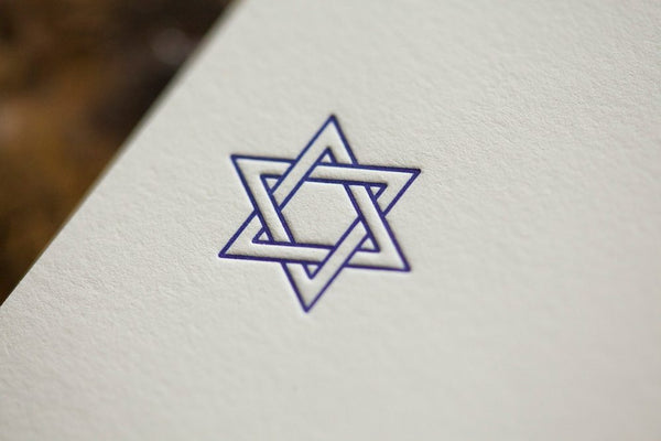 Star of David Note Cards