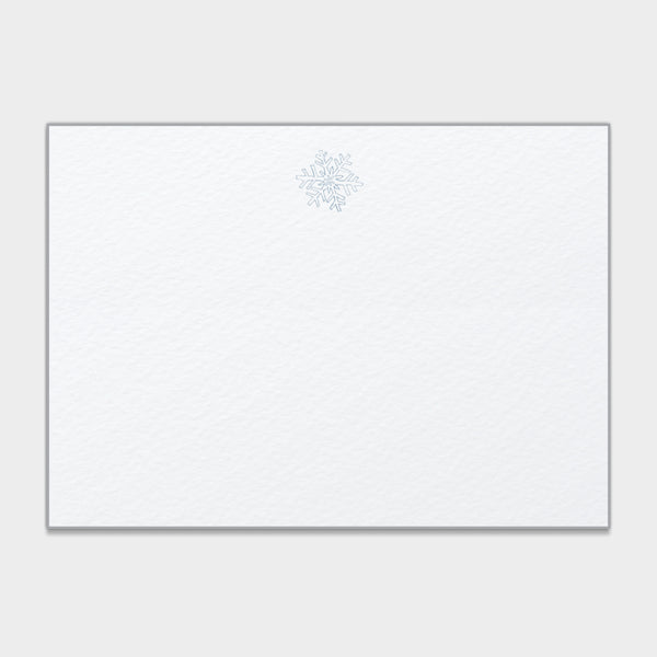 Snowflake Note Cards