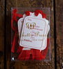 Letterpress Santa Gift Tag