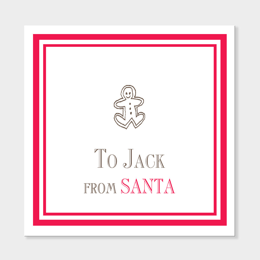 To Jack Gift Stickers