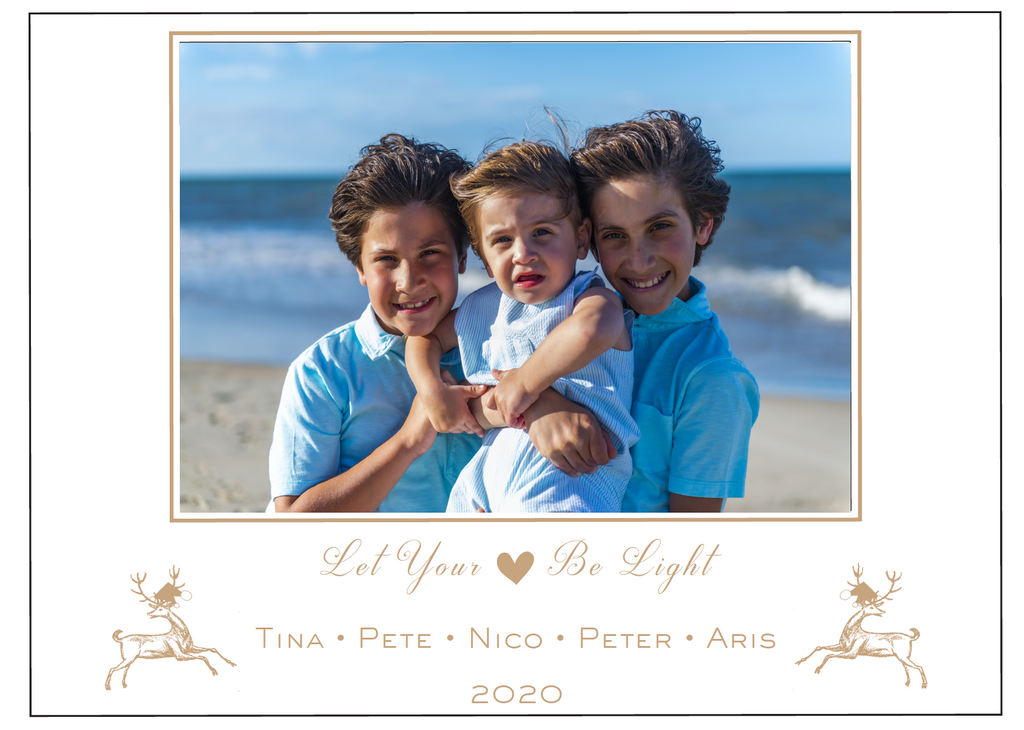 Let Your Heart Be Light Christmas Card