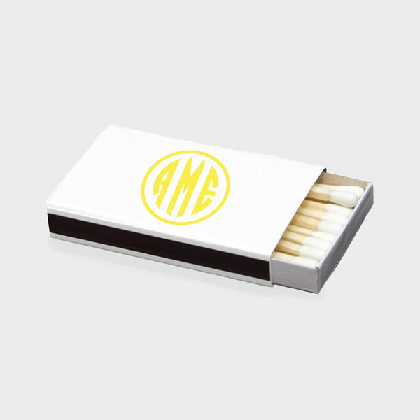 Yellow Monogram Matchbox